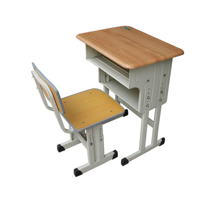 育才厂家直销升降培训辅导书桌写字教学学生学习课桌椅凳